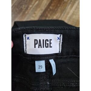 PAIGE Womens Verdugo Ultra Skinny Black Jeans Size 29 RN27002 CA51217